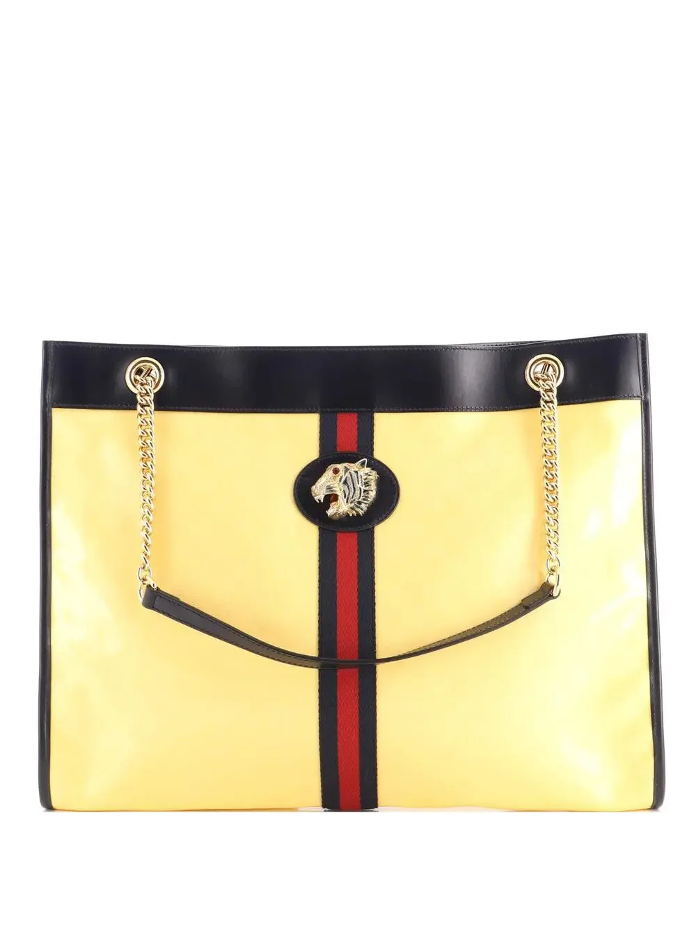 Gucci Rajah Chain Tote Gg Coated Canvas #334673G14B